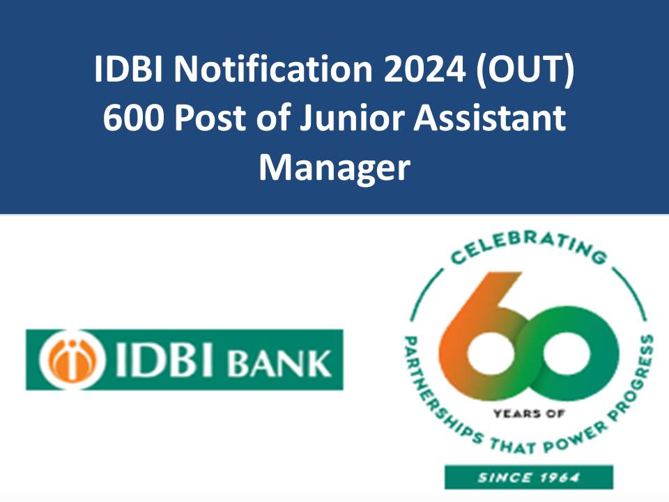 IDBI JAM Recruitment 2024 