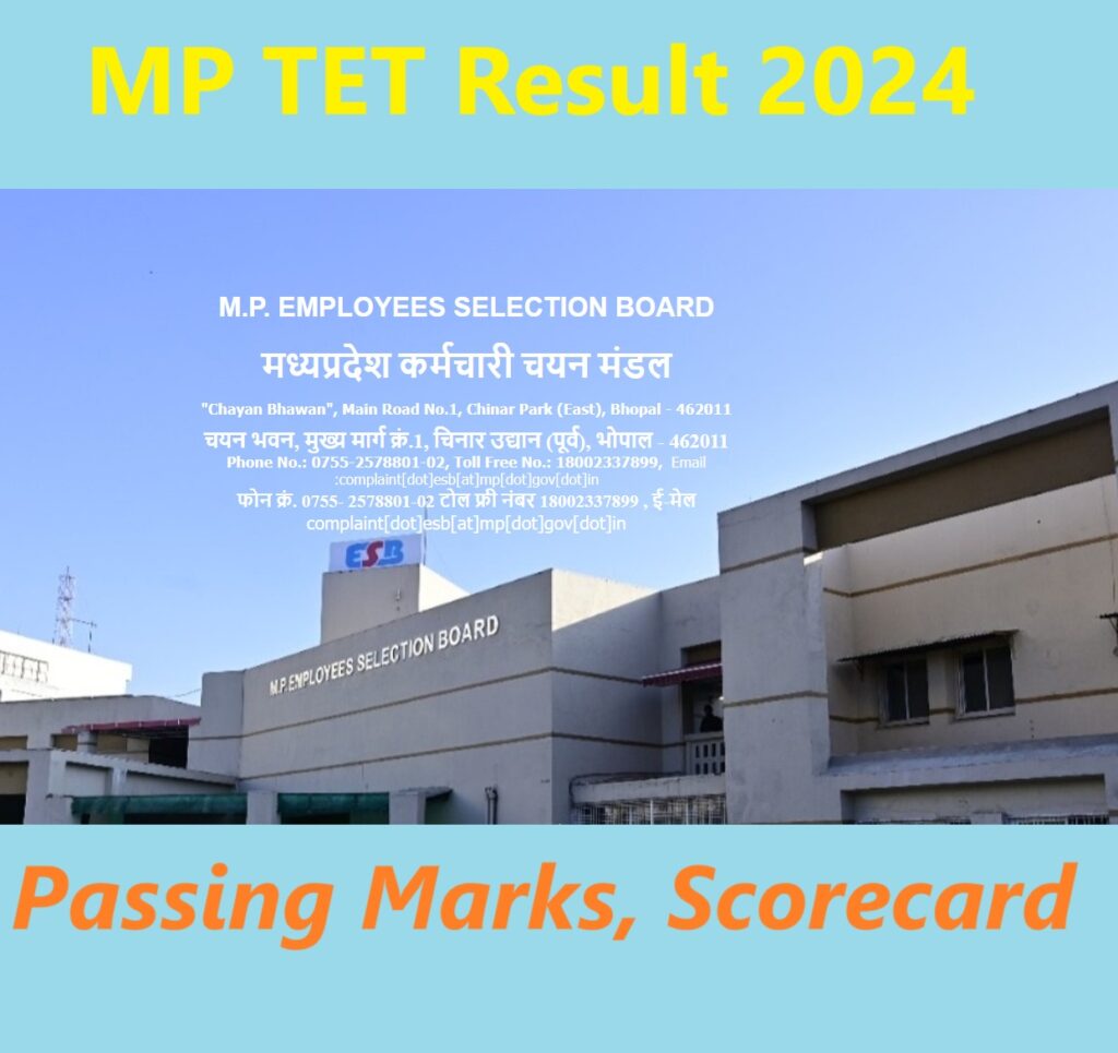 MP TET Result 2024 