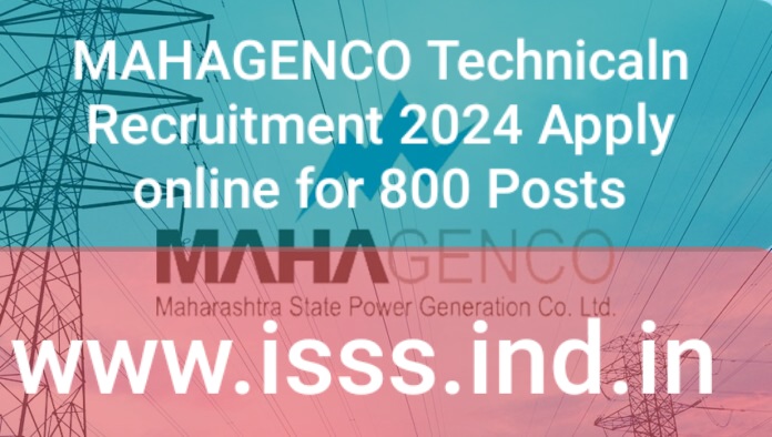 MAHAGENCO Technician Recruitment 2024