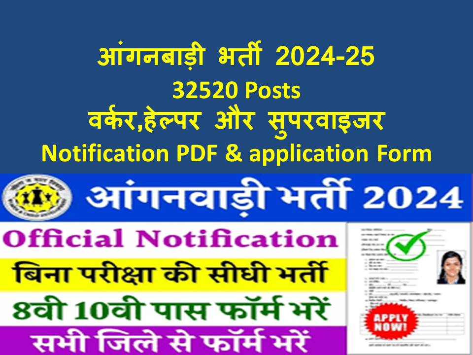 Anganwadi Recruitment 2024