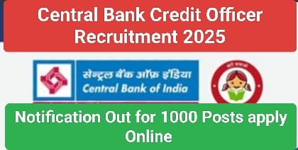 Central Bank Credit Officer Recruitment 2025