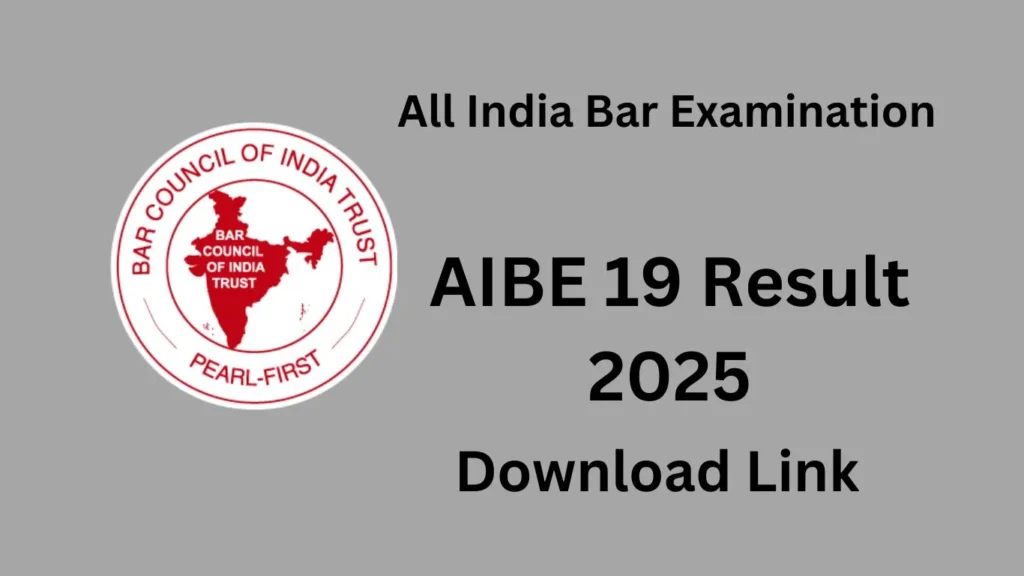 AIBE 19 Result 2025