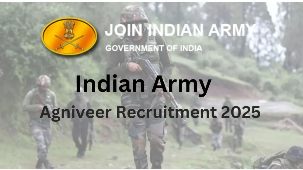 Indian Army Agniveer Recruitment 2025